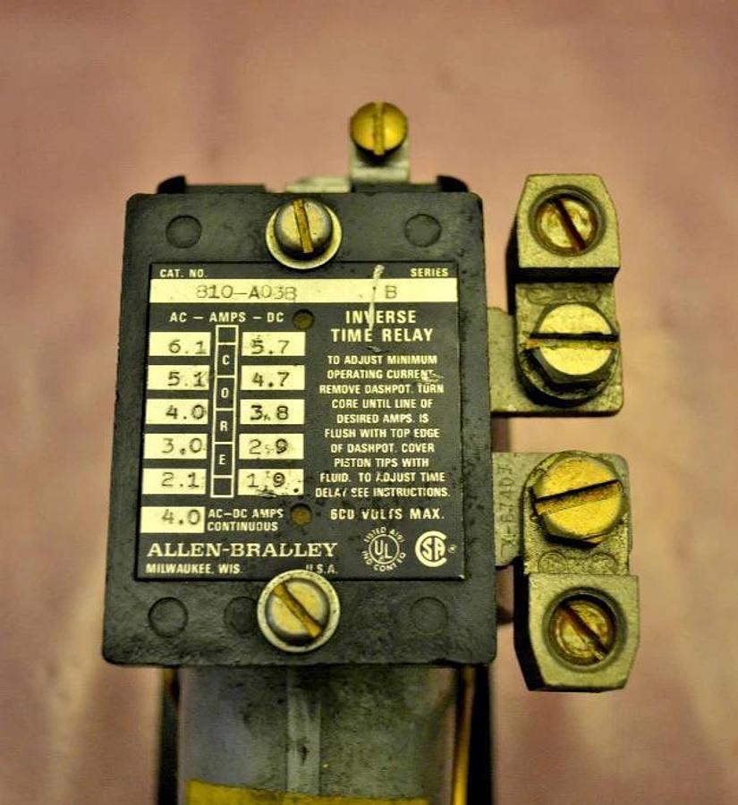 Used Allen Bradley Overload Relay 810-A03B 810 A03B 810A03B 600V 600 V
