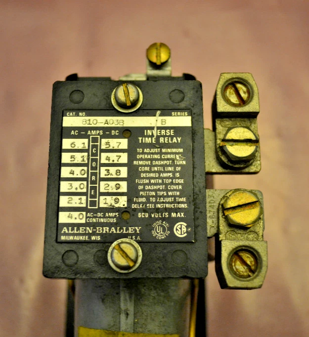 Used Allen Bradley Overload Relay 810-A03B 810 A03B 810A03B 600V 600 V
