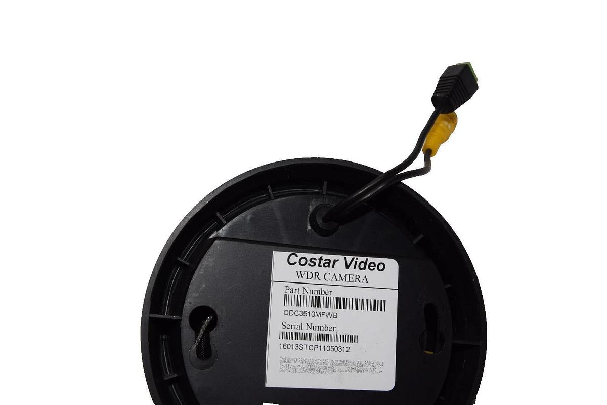 Used Costar CDC3510MFWB 2.8-11 mm Video WDR Dome Security Camera