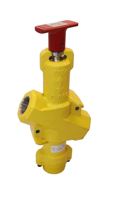 Used DAYTON ELECTIRC 4ZL06 300psig 175°F 1"npt Airline Lockout Valve