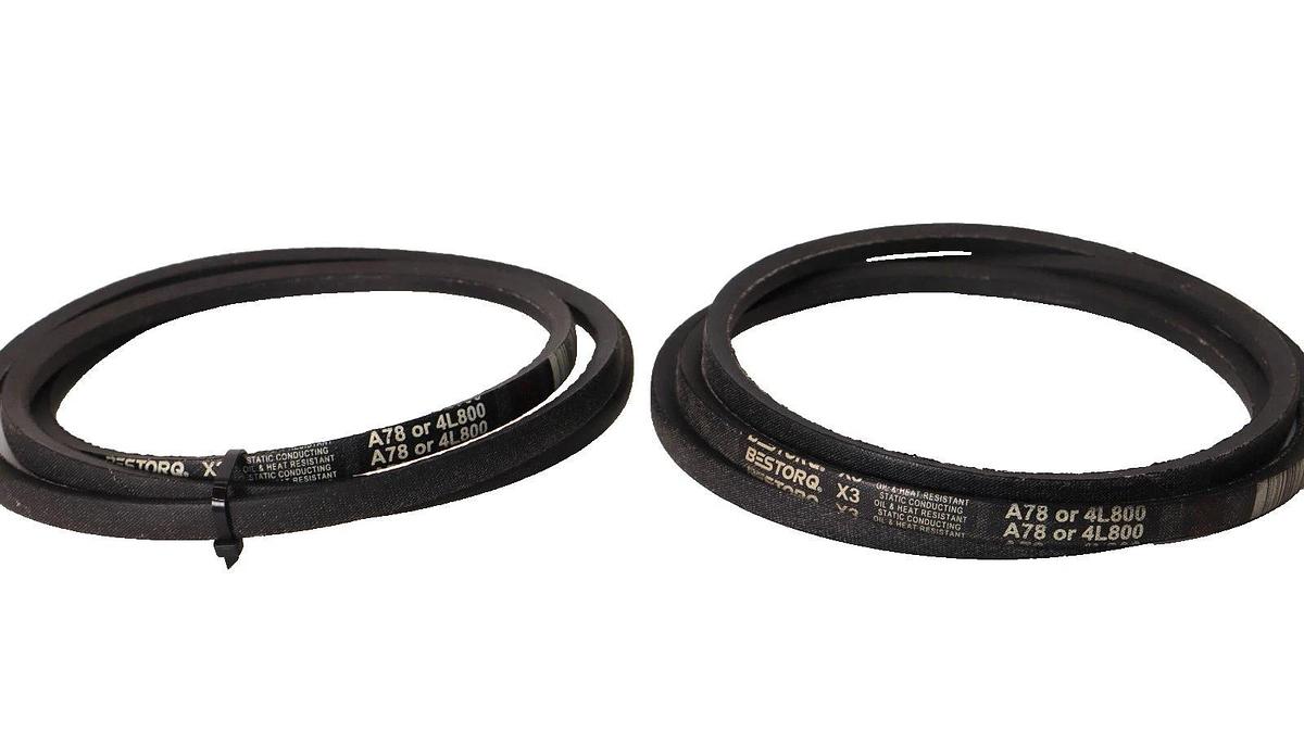 (NEW - Lot of 2) BESTORQ A78 , A-78 , 4L800 V-Belt