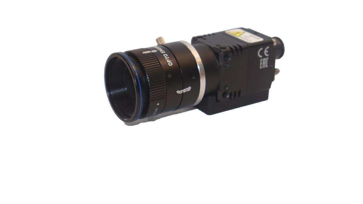 Used OMRON FZ-S2M , FZS2M Camera with 16mm 1:1.4 , 2/3" Opto Engineering Lens