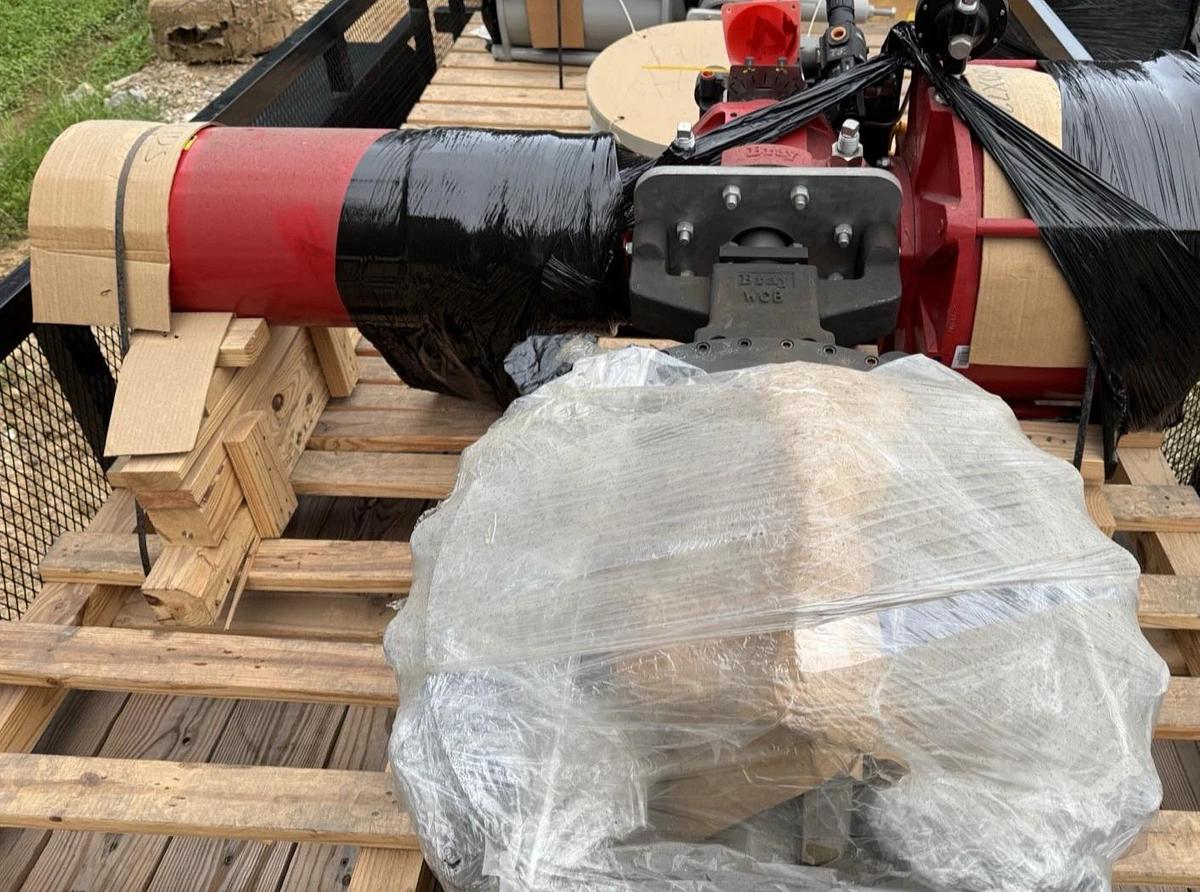 Used 24-inch Bray Butterfly Valve 98F1N3-213D11N000S0 24" 41240011001466, 4-20MAPT-PT