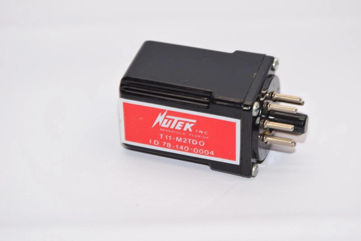 (NEW) NUTEK T11-M2TD0 T11-M2TDO 78-140-0004 8Pin Relay