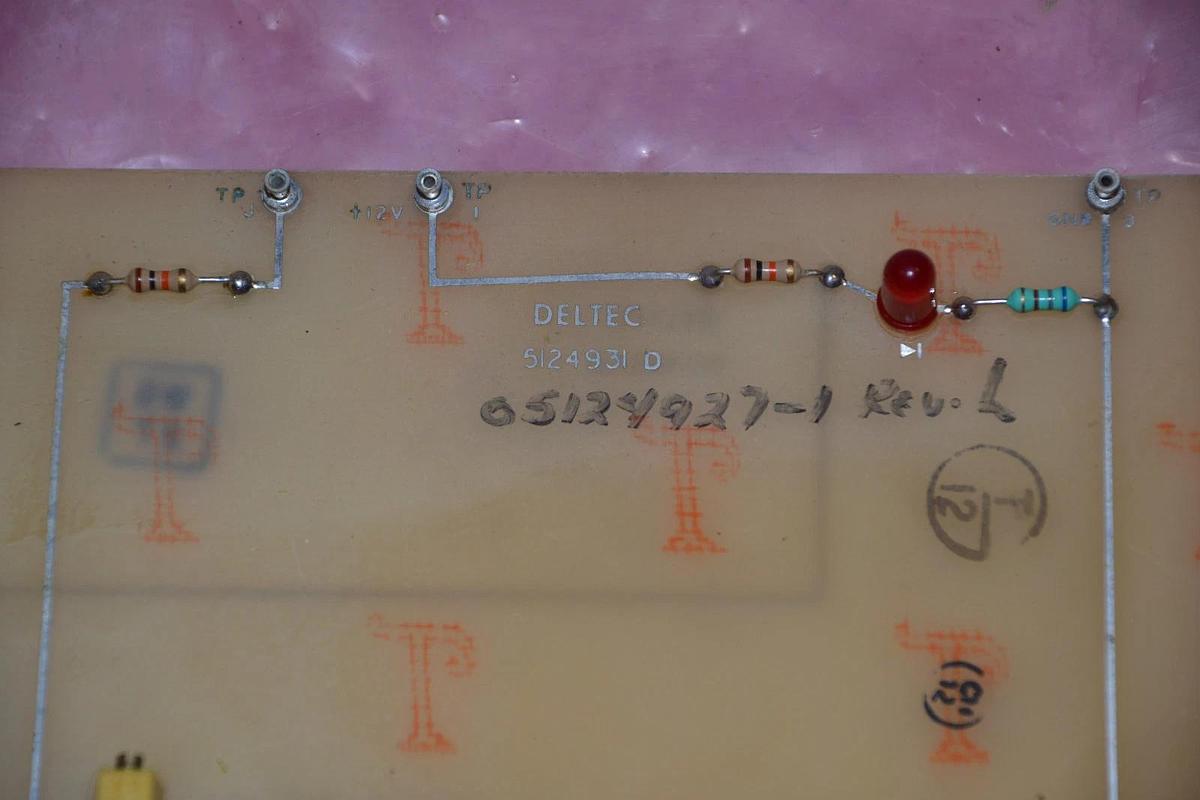 Used DELTEC CIRCUIT BOARD CARD 5I24931 D 5I24931D 5I24931D 5124931 D 5I2493I D