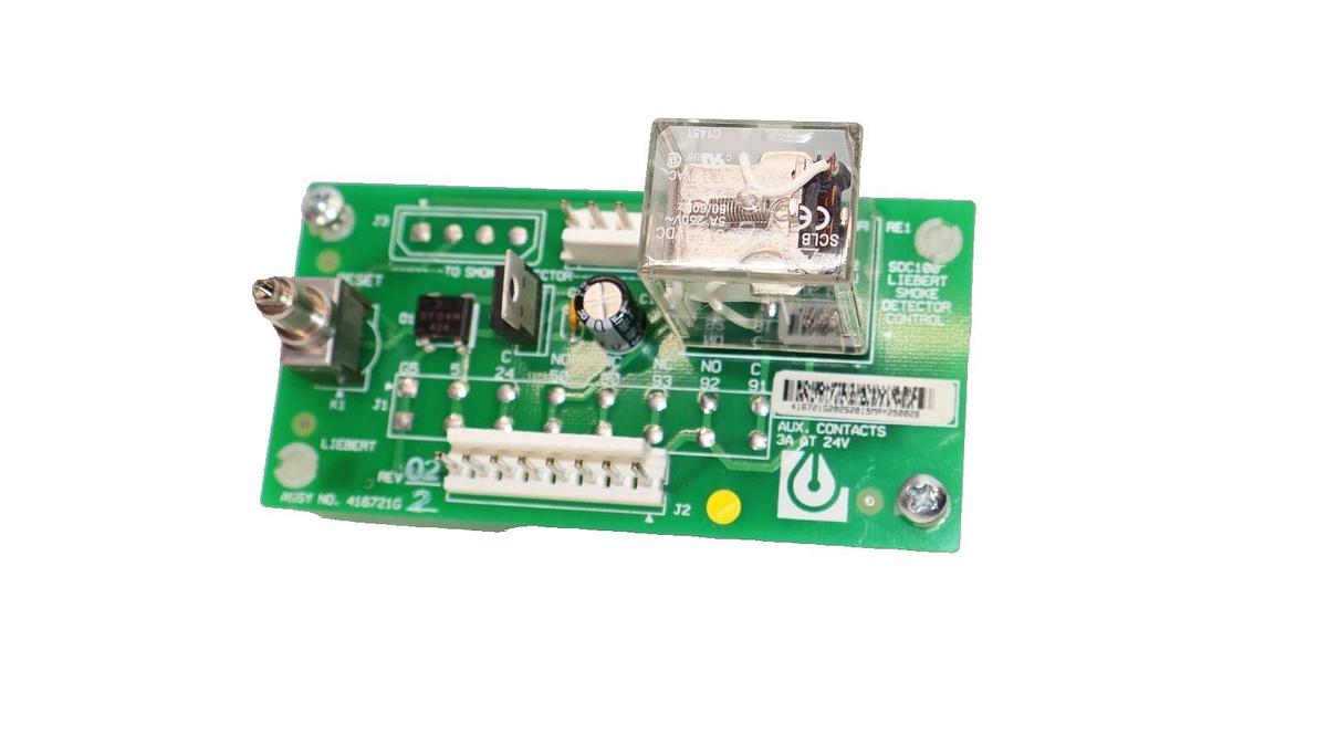 Used LIEBERT 416721G2 Smoke Detector Control Circuit Board