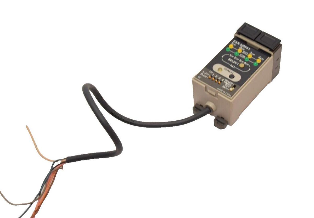 Used OMRON E3X-NM41 Fiber Optic Photoelectric Sensor