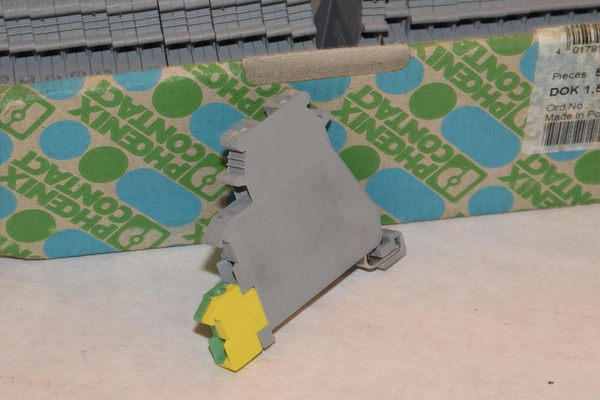 (BOX 50) PHOENIX CONTACT DOK 1.5 D0K 1.5 D-32825 DOK 1,5 Terminal Block NEW