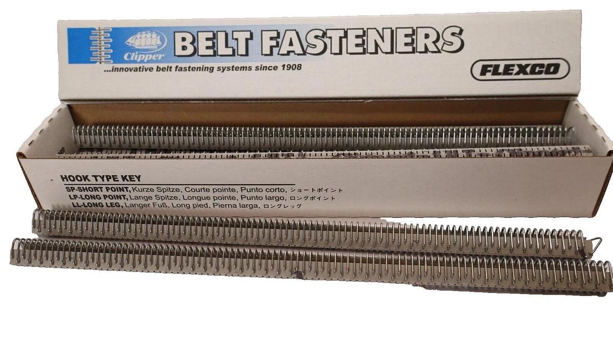 CLIPPER Belt Fasteners 12-12" 300mm 02242 1 HT 12 High Tensile (Box of 12 NEW)