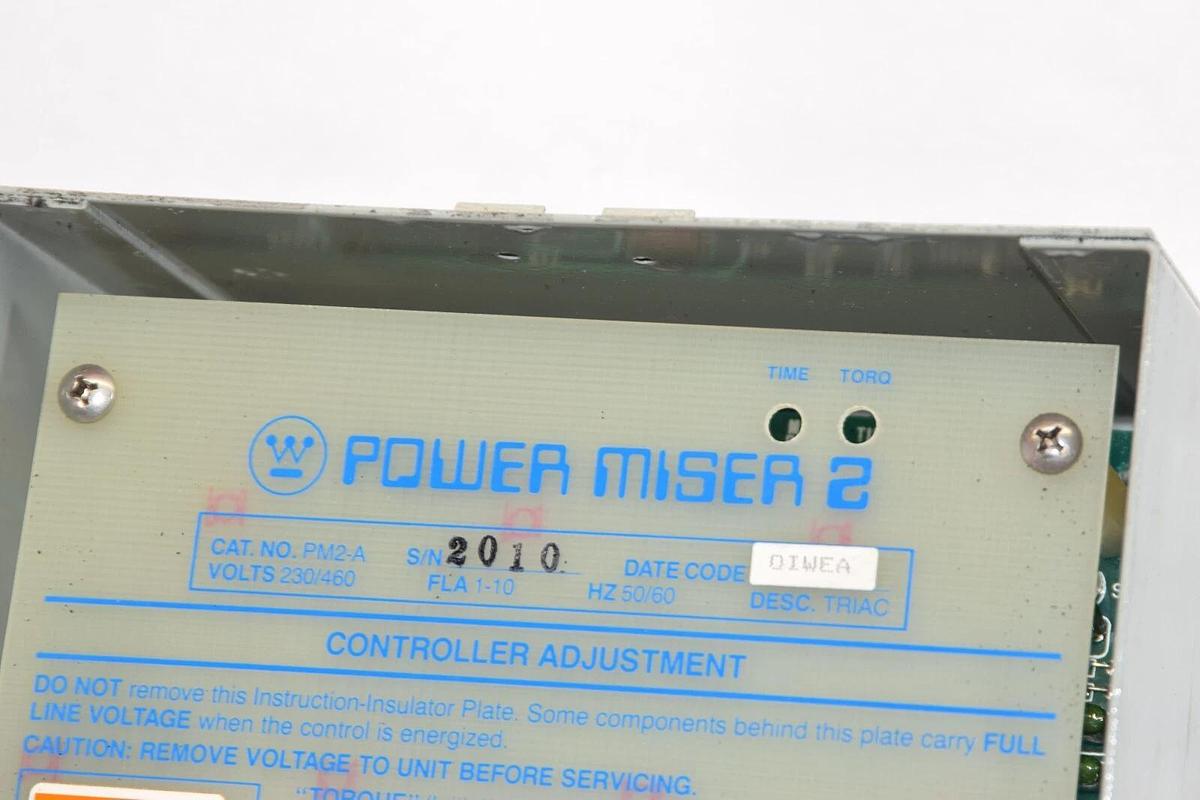 (NEW) WESTINGHOUSE PM2-A 230/460V FLA 1-10 Power Miser2 Soft Start Motor Control