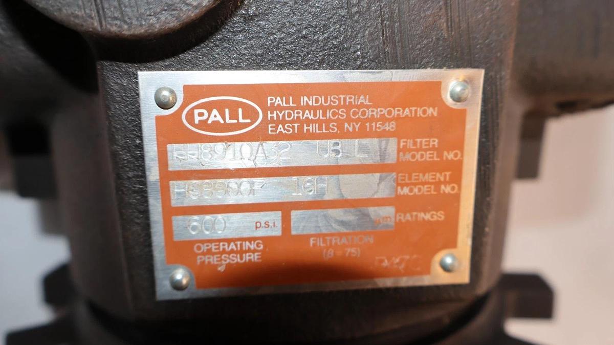 Pall Industrial Hydraulics Filter HH8910A32 UB L 600psi HH8910A32UBL 16H (NEW)