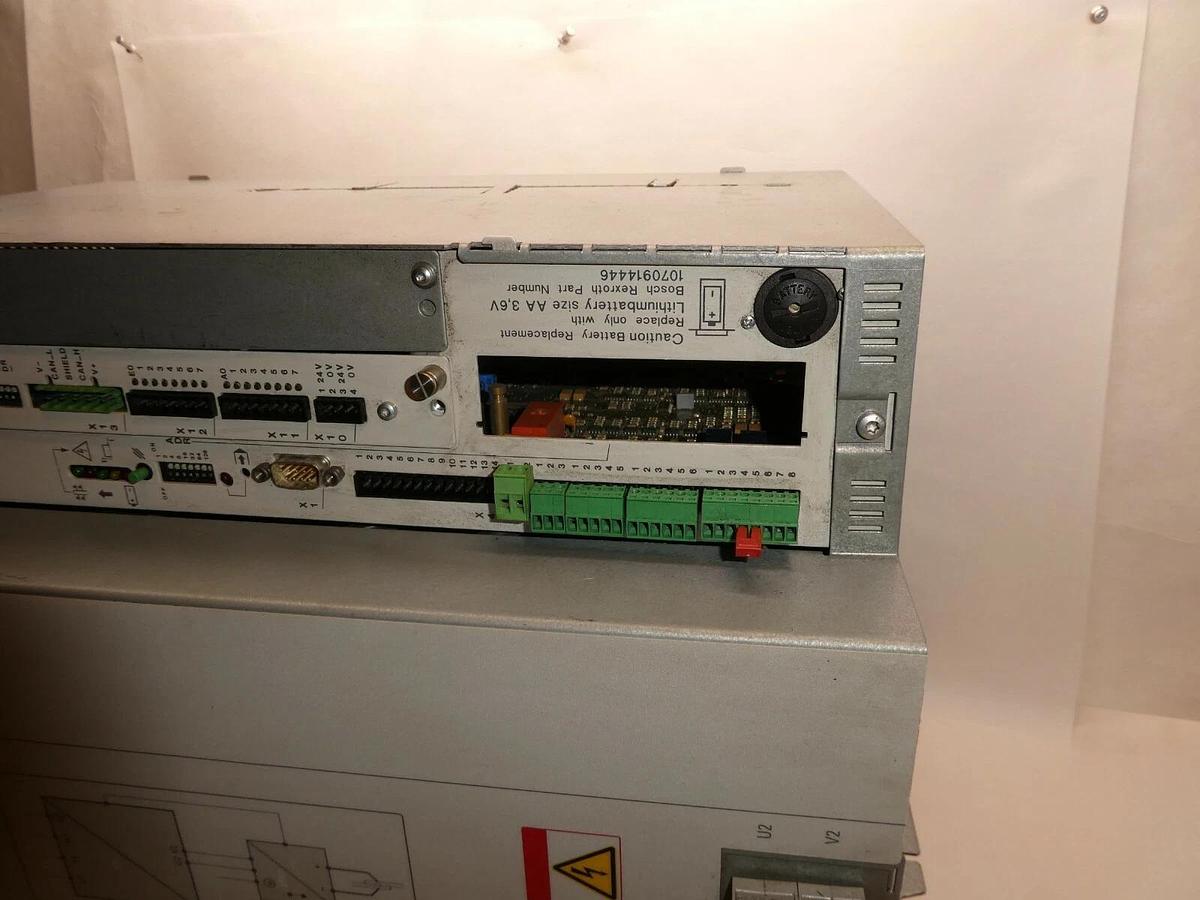 Used Rexroth Bosch  Inverter R911330141-AF1 PSI 6300.637L1 PSI6000 w/ card 1070091802