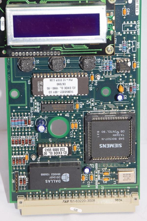 (NEW) EXIDE ELECTRONICS 101072887-009 Rev E Front Control Panel PCB Assembly