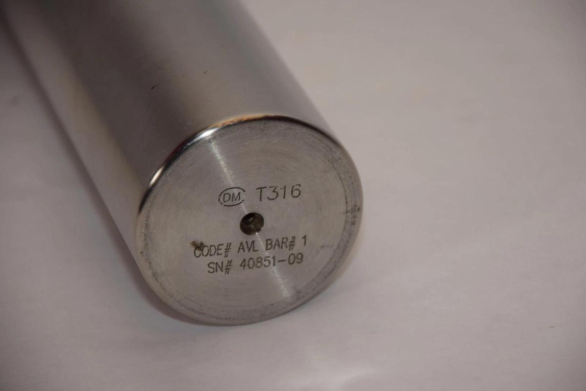 (NEW) DM T316 AVL BAR#1 40851-09 2-1/8" x 10" Homogenizer Plunger