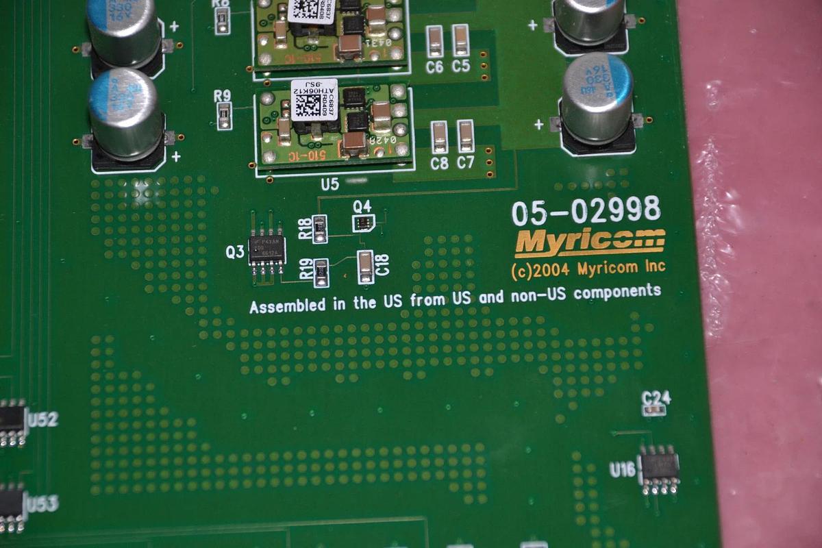 Used MYRICOM CIRCUIT BOARD CARD M3-SW32-16F M3 SW32 16F M3SW3216F