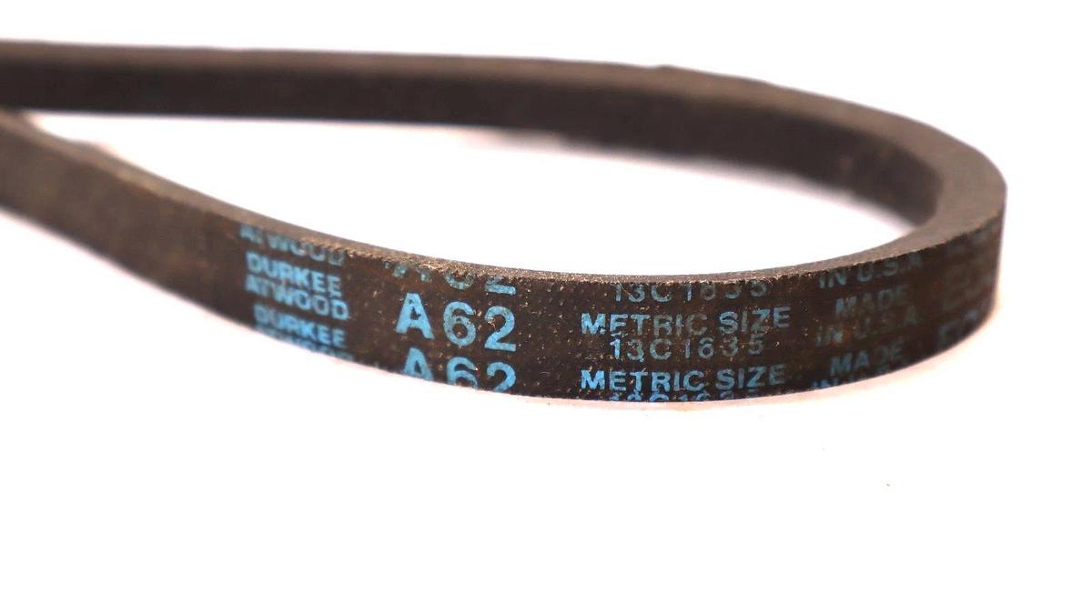 Durkee Atwood Belt A62 , A 62 , A-62 Equi-Match V-Belt USA (New)
