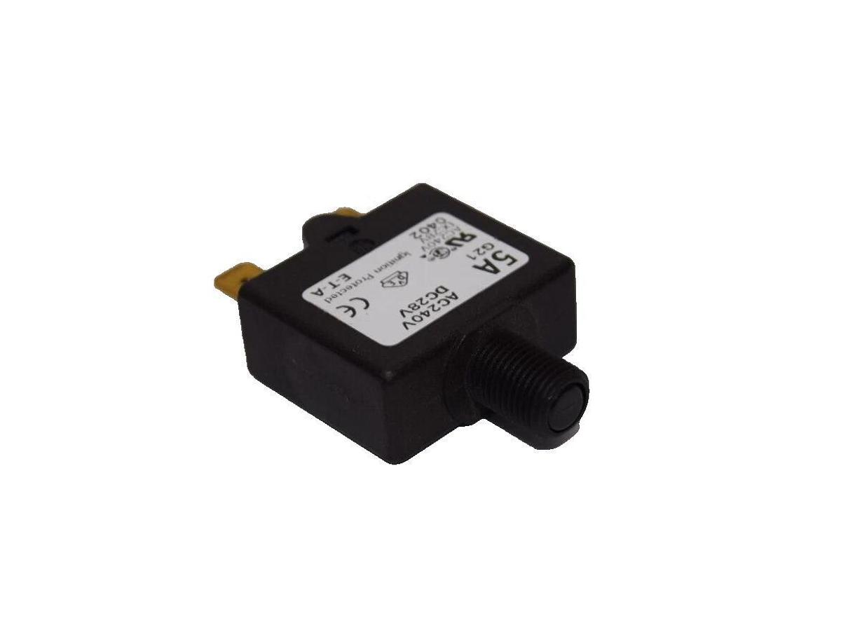 Lot 5  E-T-A ETA 1658 G21 5A BREAKER  8-41sec 5A 5 Amp G21 1658 240vac 28vdc NEW