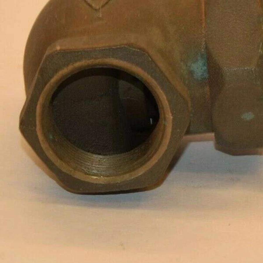 (NEW) CRANE 200S 1-1/2" Threaded CAT 212P 400CWP Brass Globe Valve