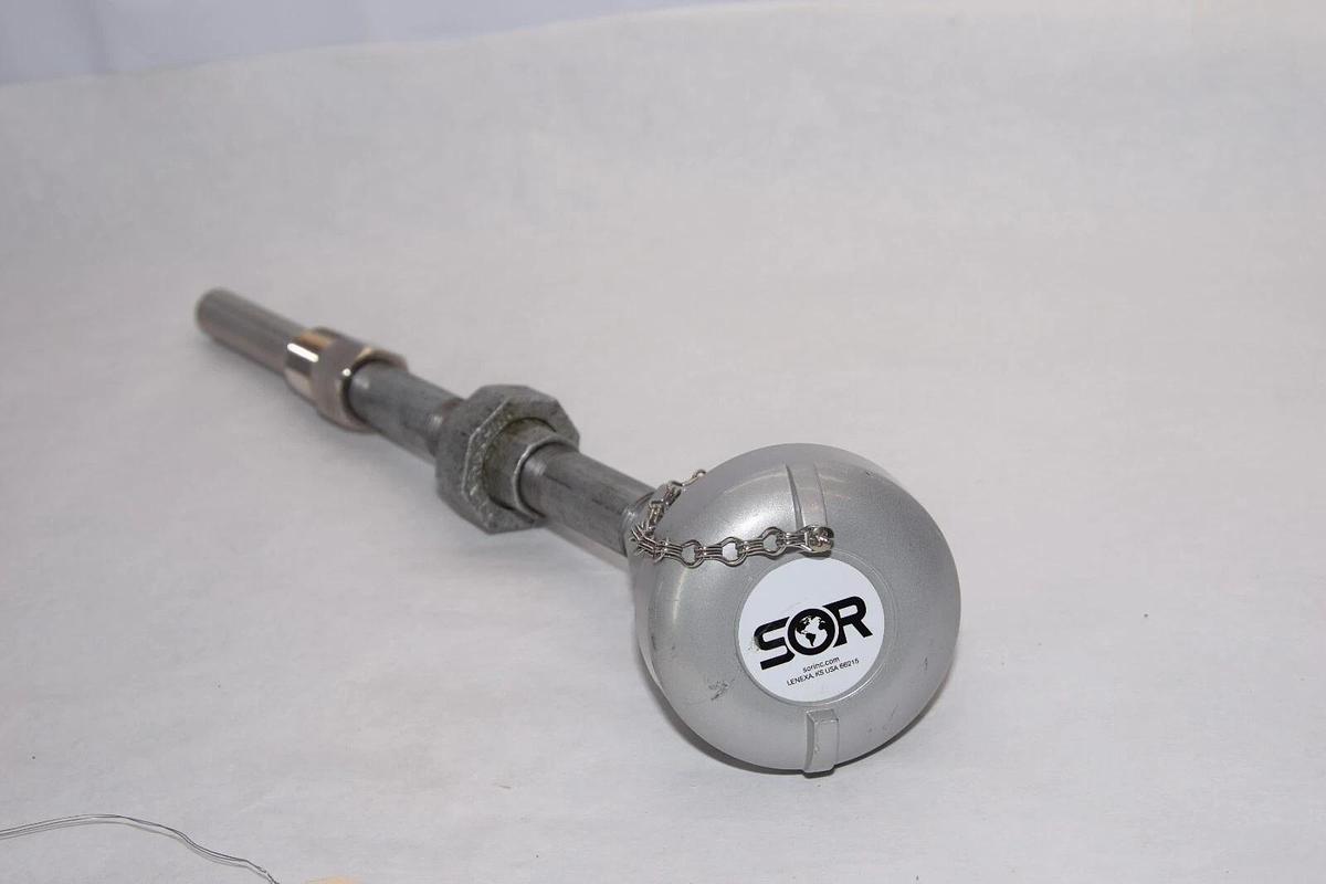 (NEW) SOR IRSW02590 M210035577 316SS 1" NPT Thermowell Temperature Sensor