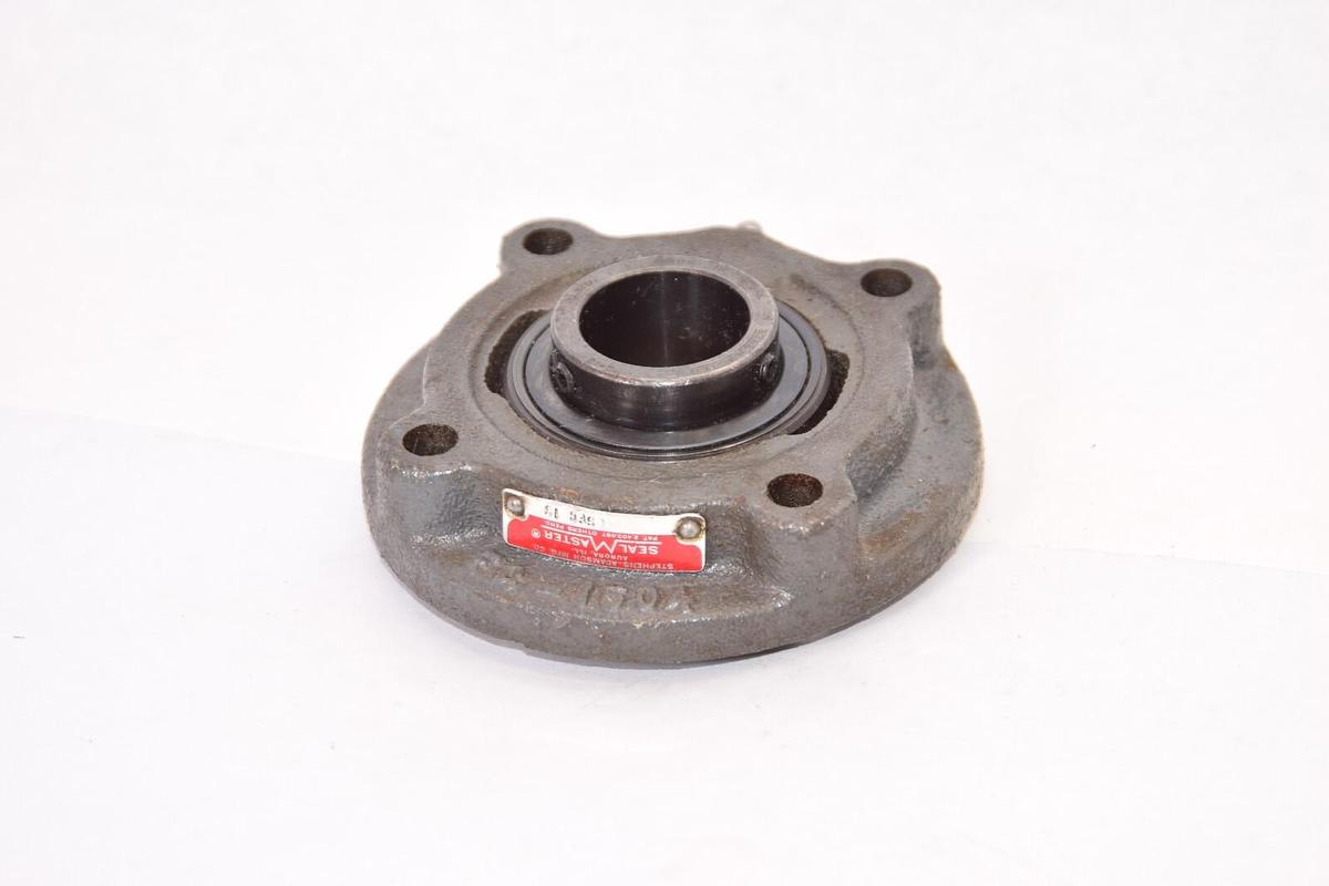 (NEW) SEALMASTER SFC19 1-3/16" Bore 4 Bolt Flanged Mount Bearing