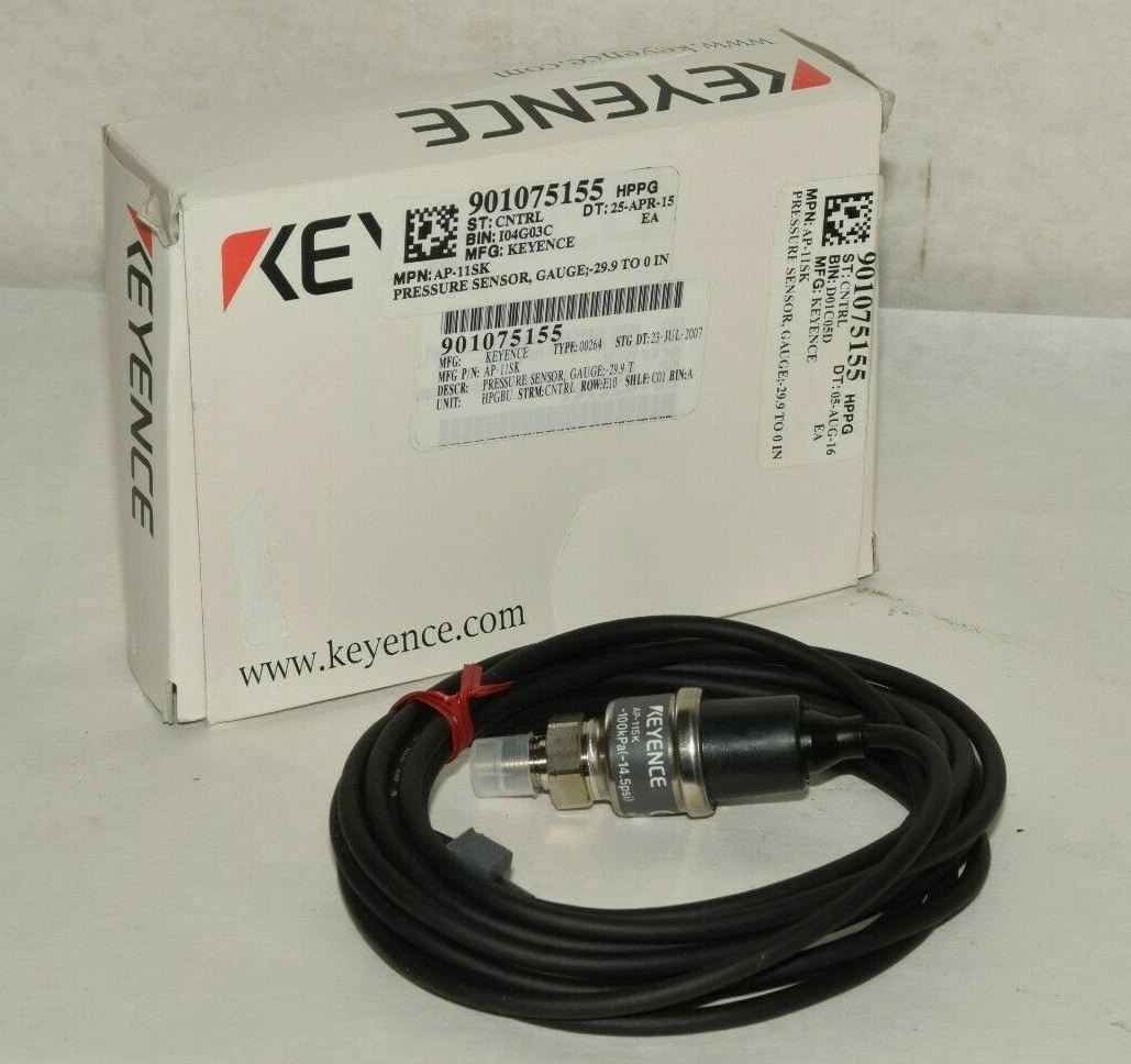 (NEW) KEYENCE AP-11SK AP11SK -100kPa(-14.5psi) Pressure Sensor