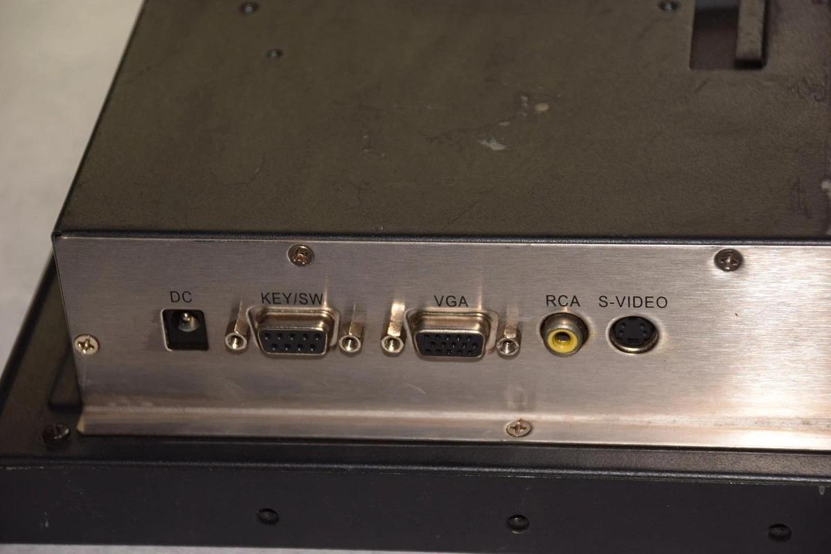 Used Modgraph Industrial FP-AM12,  LCD Monitor, 12V, 1.5A, 18watts (untested)