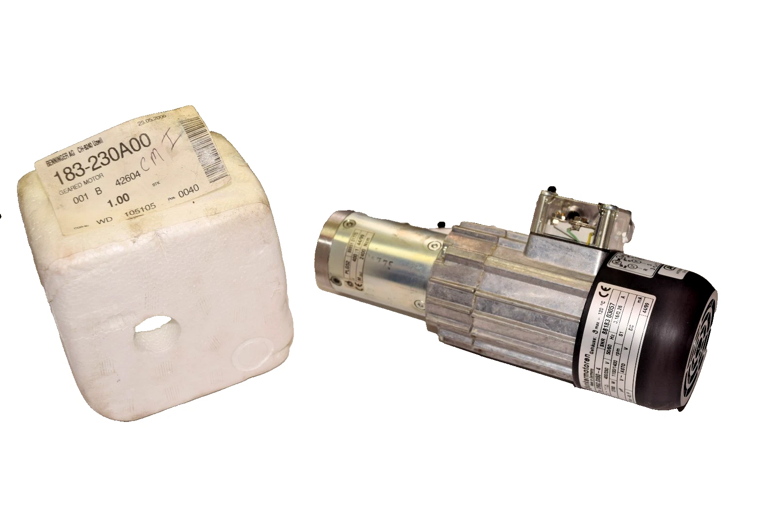 Dunkermotoren GearedMotor DR 62.0x60-4, PLG52, 183-230A00 (New)