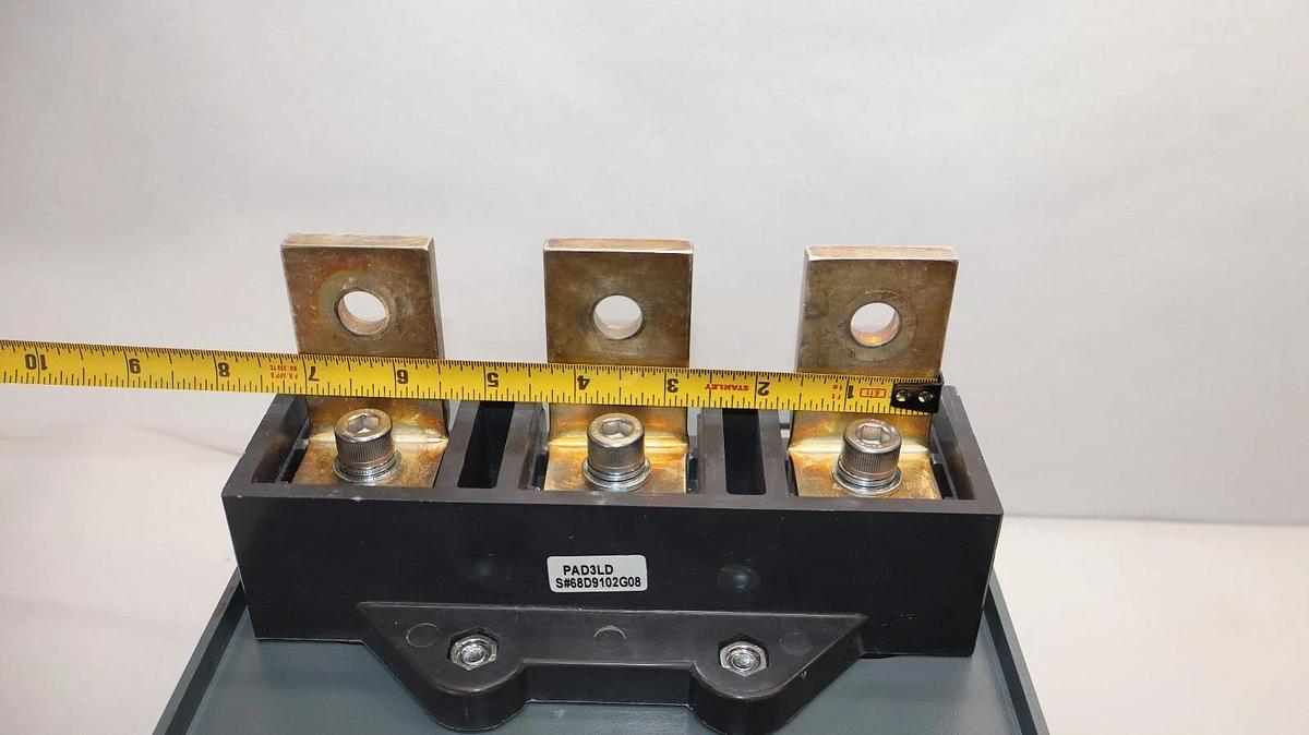 Used EATON Cutler Hammer Plug in Back Adapter L Frame Breaker 3p PAD3LD 68D9102G08