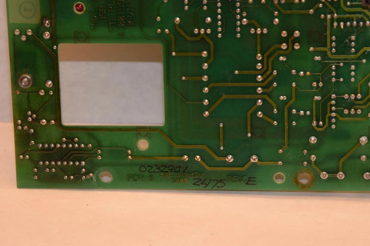 Used MICRO MOTION RFT9710 MMI PCB # 1001593 Rev F 0232901 SAE B UL-12V Circuit Board