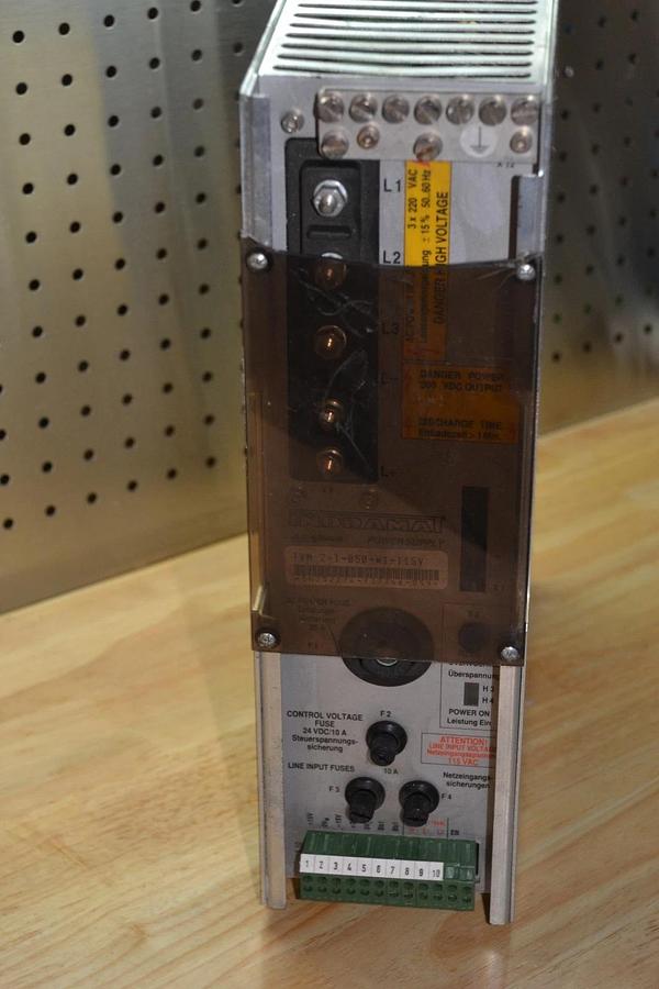 Used Indramat AC Servo Power Supply TVM2-1-050-W1-115V TVM2.1-50-220/300-W1/22/115
