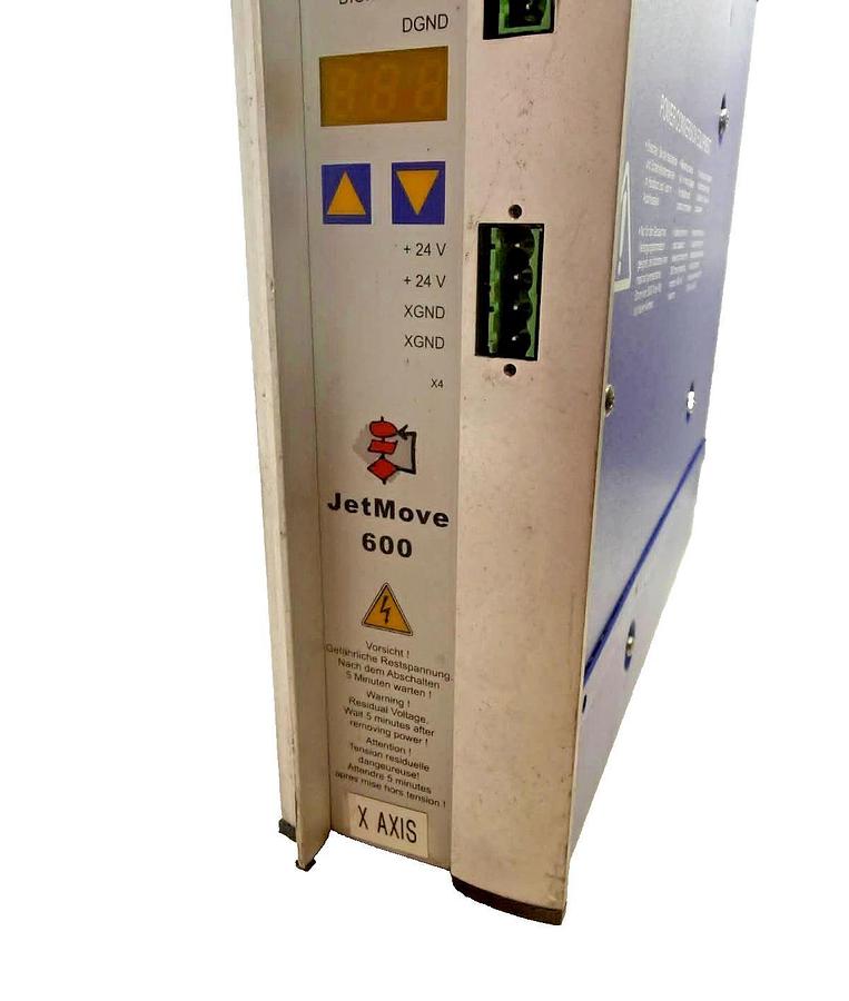 Used Jetter Servo Drive JetMove 600 JM-606-480-SB1 JM606480SB1 3ph 230-480v  4.2kva