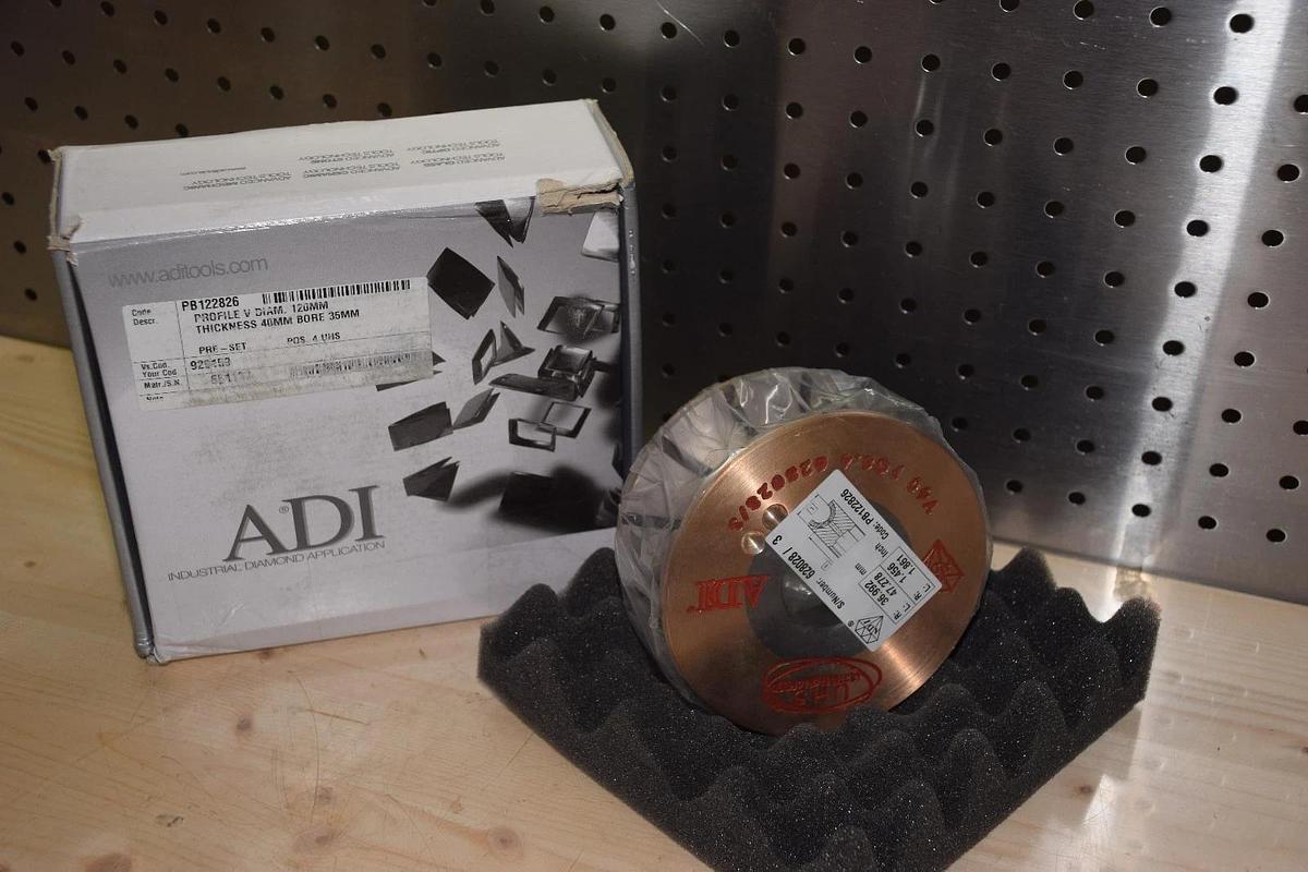 ADI 4 UHS 929159, PB122826, V40, 120MM x 40MM 35mm Diamond Profile Wheel Granite