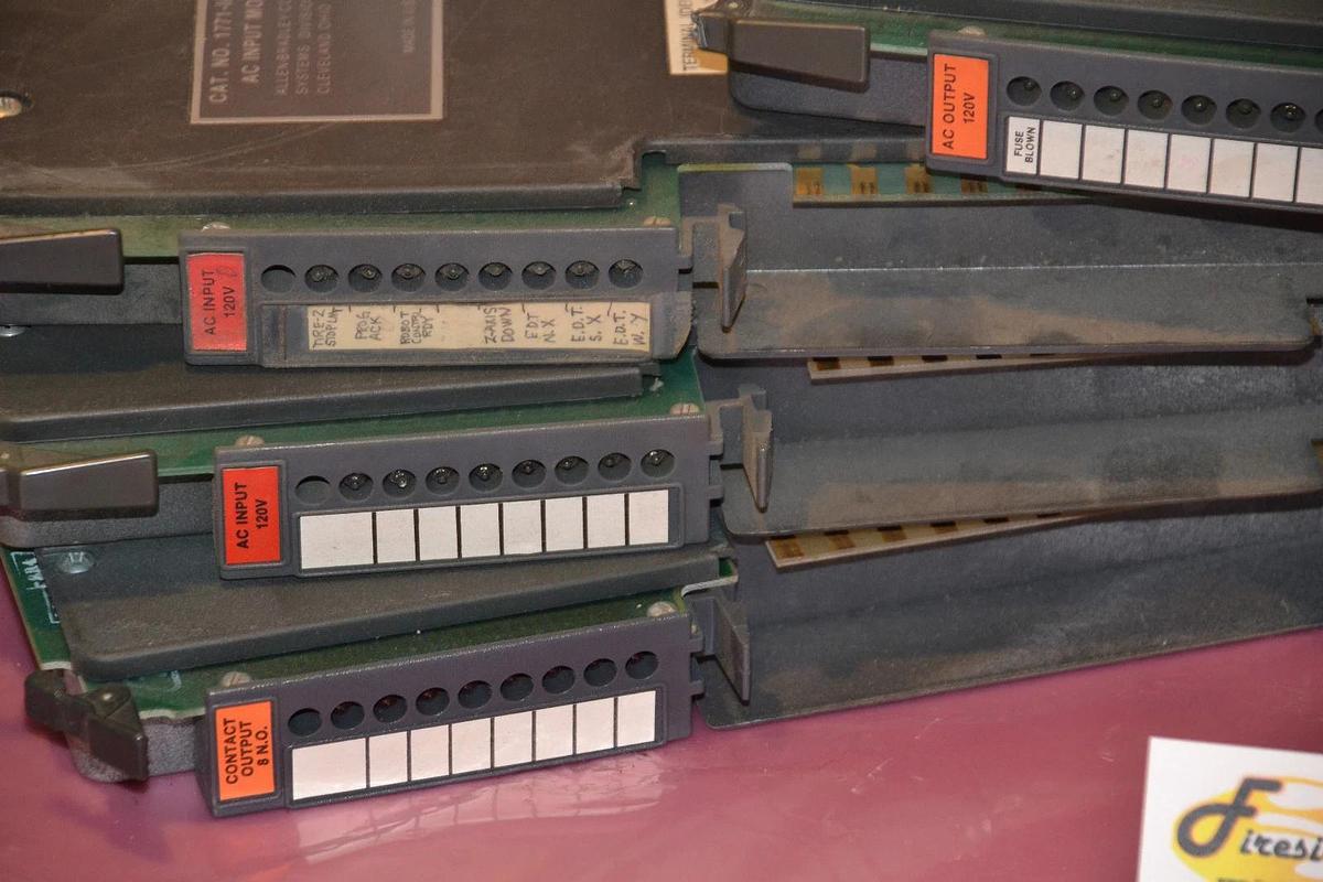 Used Lot of 8 Allen Bradley 1771  PLC cards 1771-IGC OGC OZ IA IFE IA OA