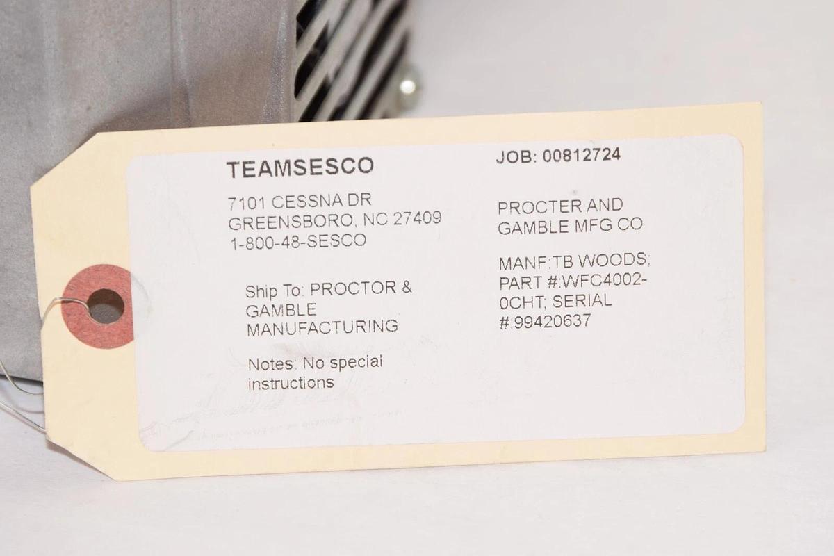 WOOD'S TB Woods E-TRAC AC INVERTER WFC4003-0C WFC40030C 460V 3HP 12k 4x