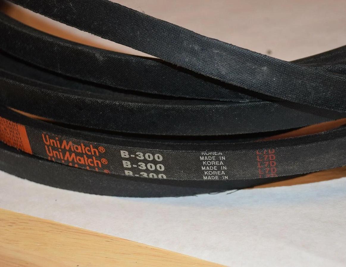 JASON V-Belt Belt B-300 B300 UNIMATCH (NEW)