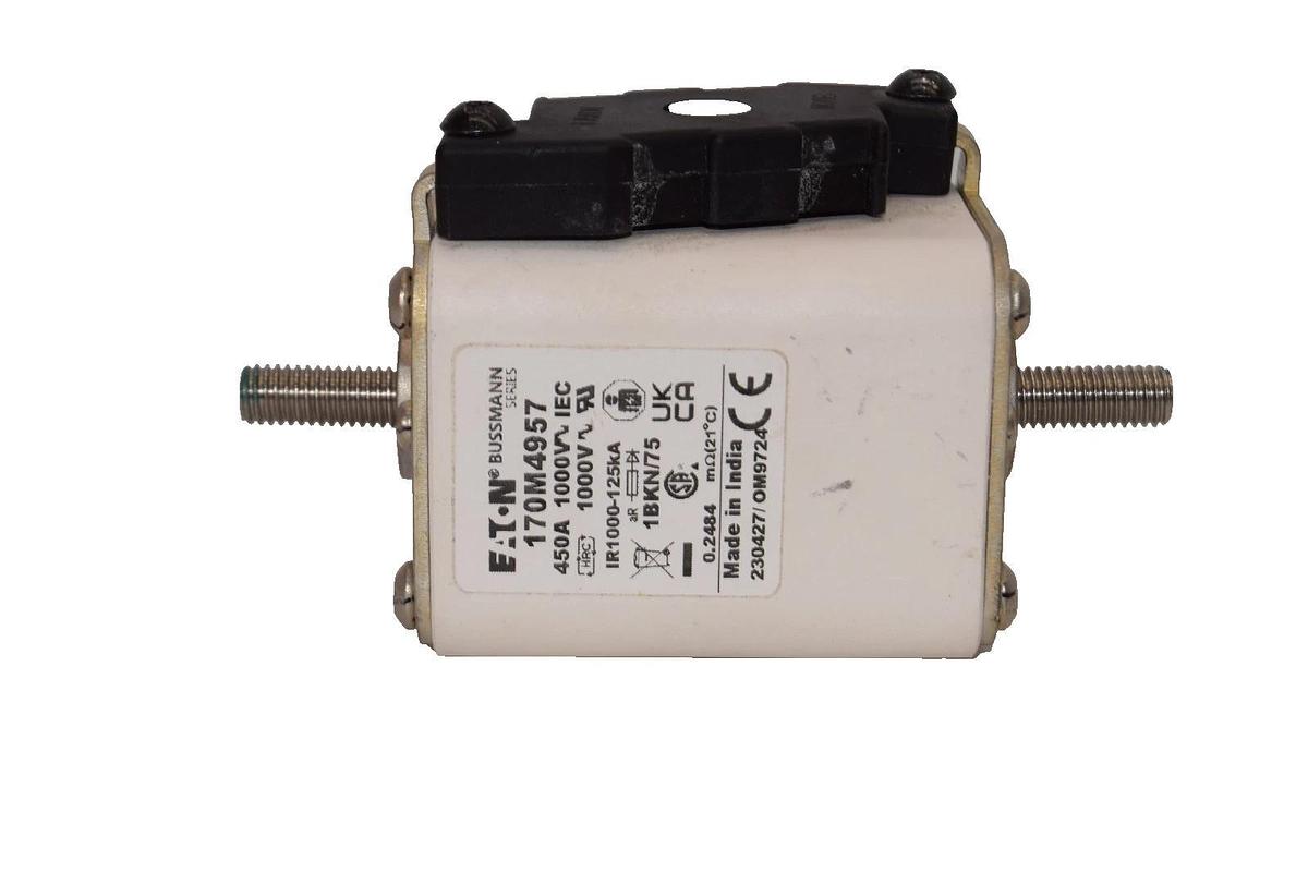 Used Eaton 170M4957 450A 1000V High Speed Square Body Fuse