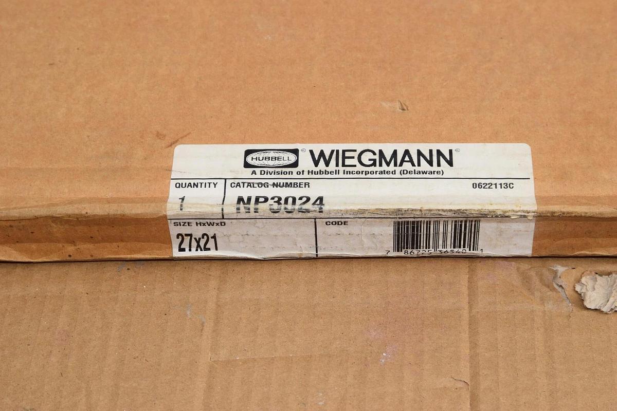 (NEW) HUBBELL / WIEGMANN NP3024 27x21 Panel
