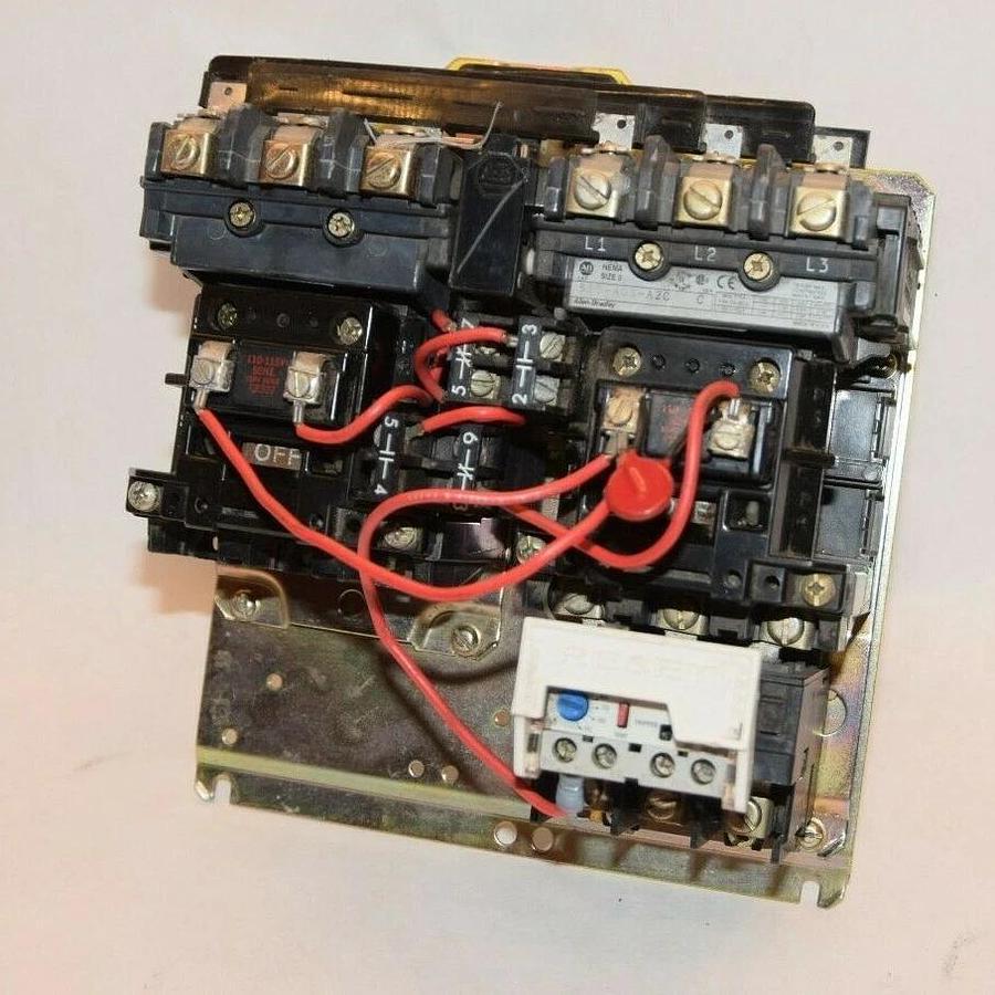 Used ALLEN BRADLEY 505-A0S-A2C 505-AOS-A2C Series C Size 0 Reversing Starter