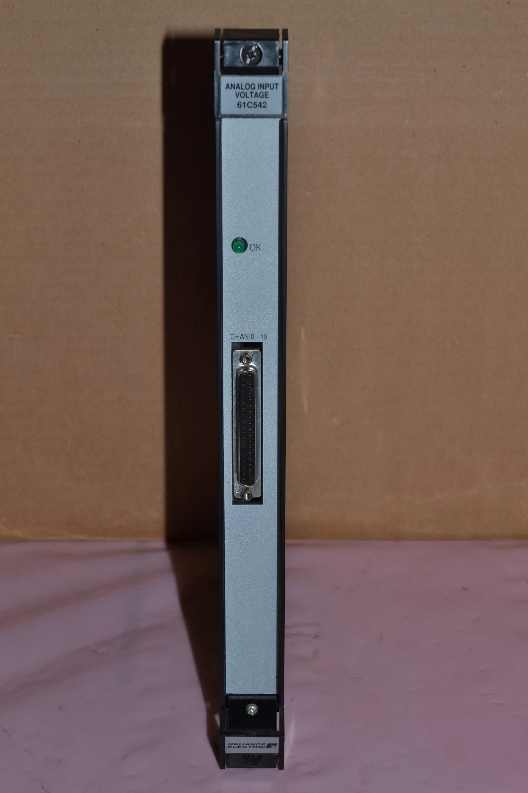 Used RELIANCE ELECTRIC 57459-H 61C542 ANALOG INPUT VOLTAGE