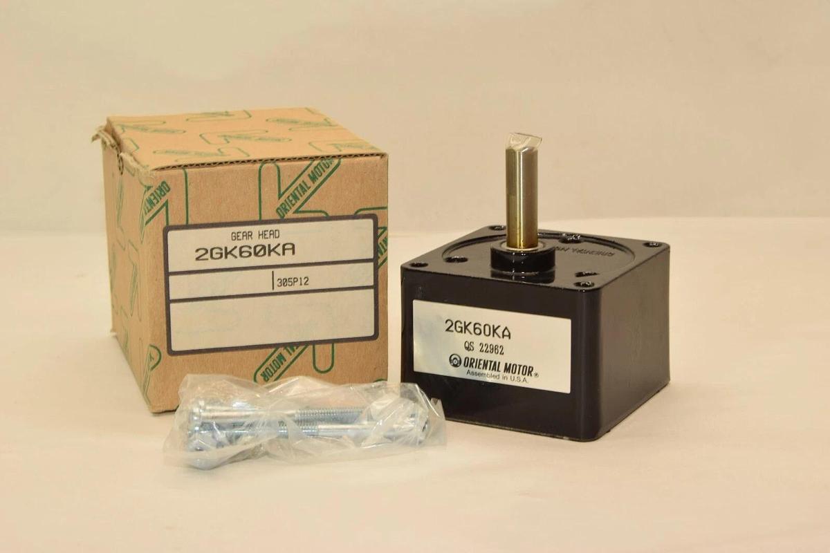 (NEW) ORIENTAL MOTOR 2GK60KA Motor Parallel Shaft Gear Head