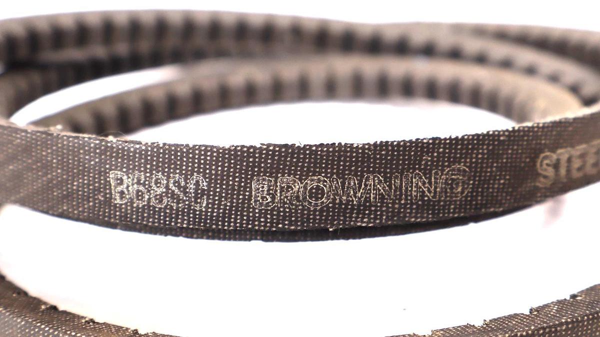 Browning Belt Cogged V-Belt B68SC B68 SC Steel Cable (New)