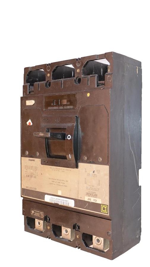 Used Square D Breaker MHP36450MT 450 AMP 600V  450A Magnetic Trip Adjustment