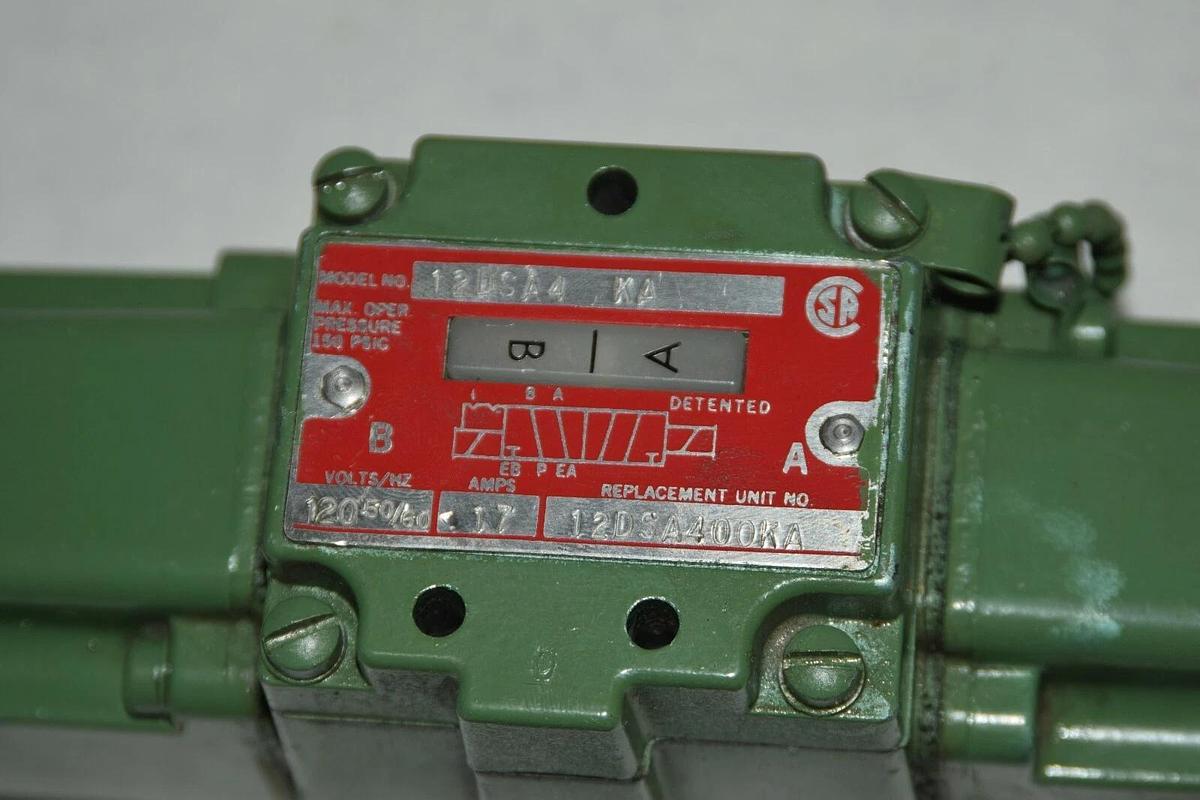 NUMATICS 12DSA4 KA 12DSA400KA 120V .17A 50/60Hz Solenoid Control Valve