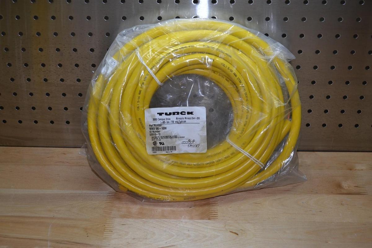 Used TURCK ELEKTRONIK WKV56-10M  WKV5610M U0918-10 New