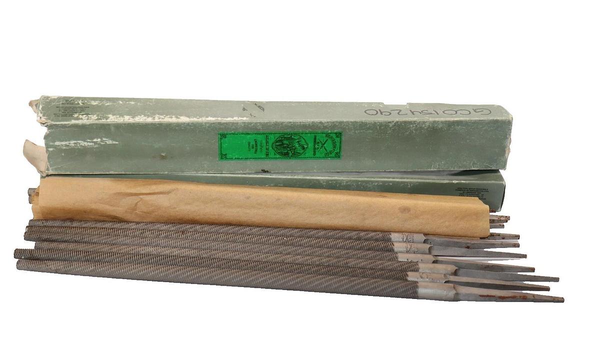 Nicholson 12" Round File 12134 , 1AKA8 300mm (New - Box of 11)