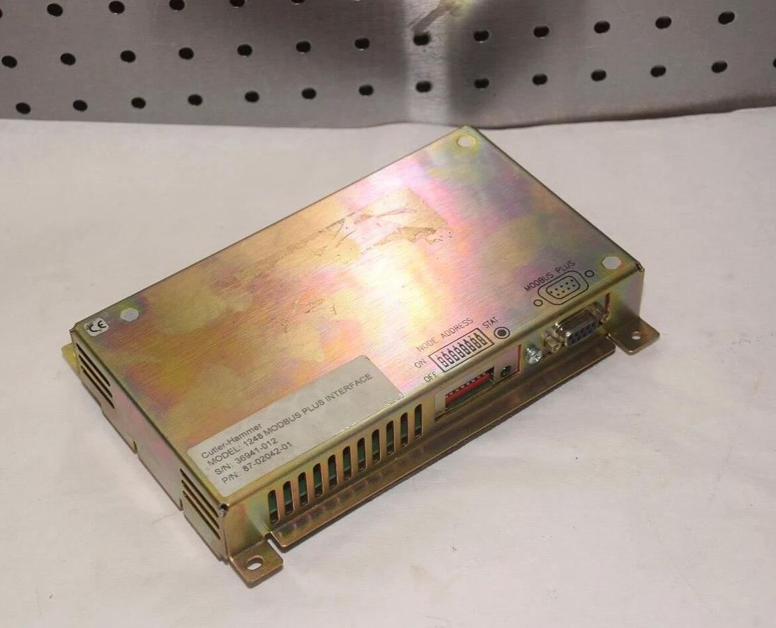Used CUTLER HAMMER PANELMATE 1000 1248 MODBUS PLUS Interface 87-02042-01