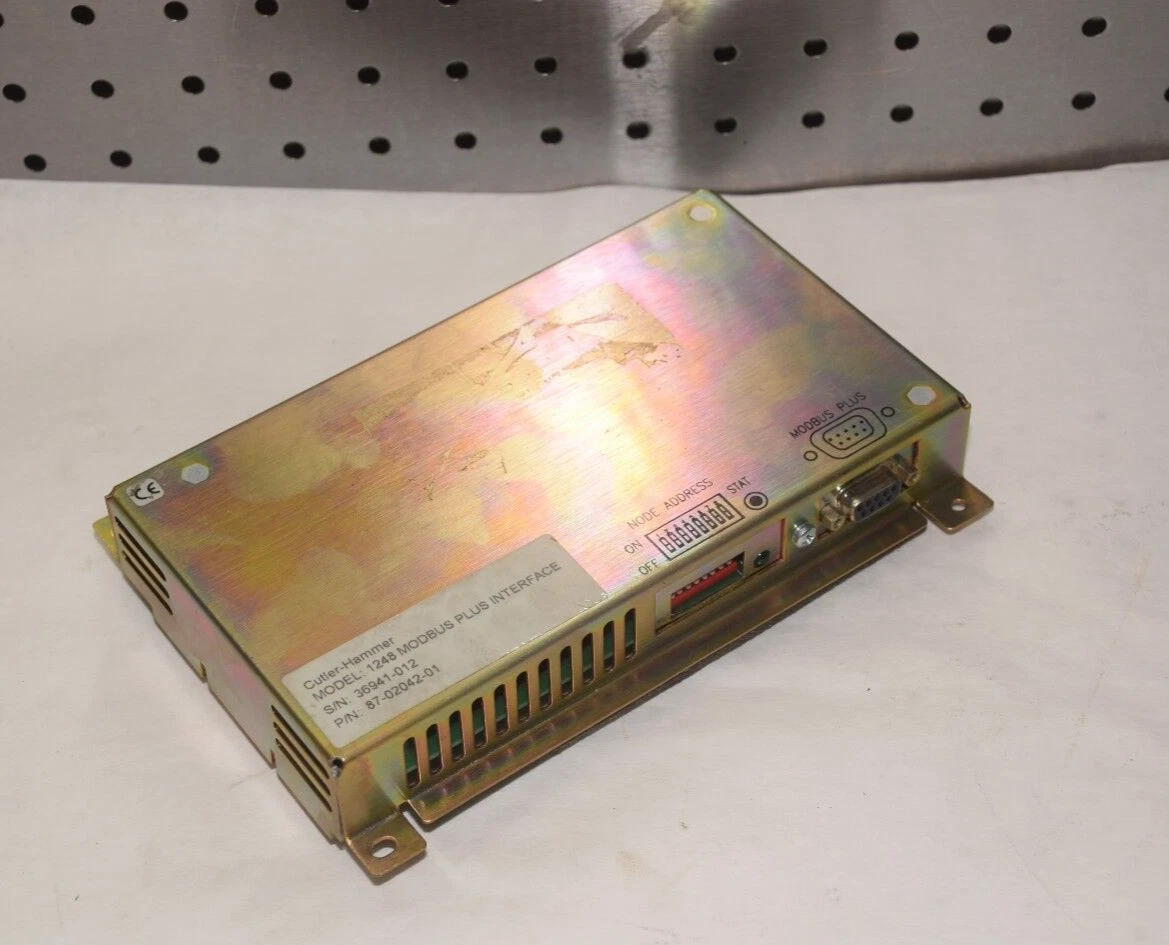 Used CUTLER HAMMER PANELMATE 1000 1248 MODBUS PLUS Interface 87-02042-01