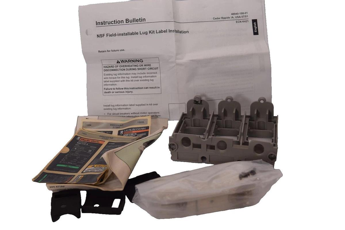 MERLIN GERIN 37486 Circuit Breaker Lug Kit Connector (NOS)