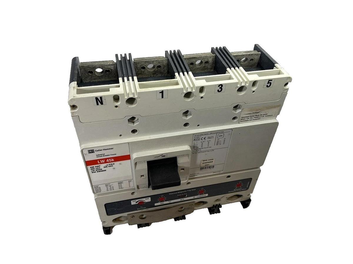 Cutler Hammer Breaker LWBRKR  LW 45k 4P 630 amp LT4630TA 83E5895 LW45k (NOS)