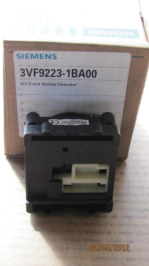 SIEMENS IEC FRONT ROTARY OPERATOR KNOB SWITCH 3VF9223-1BA00 3VF92231BA00 NIB